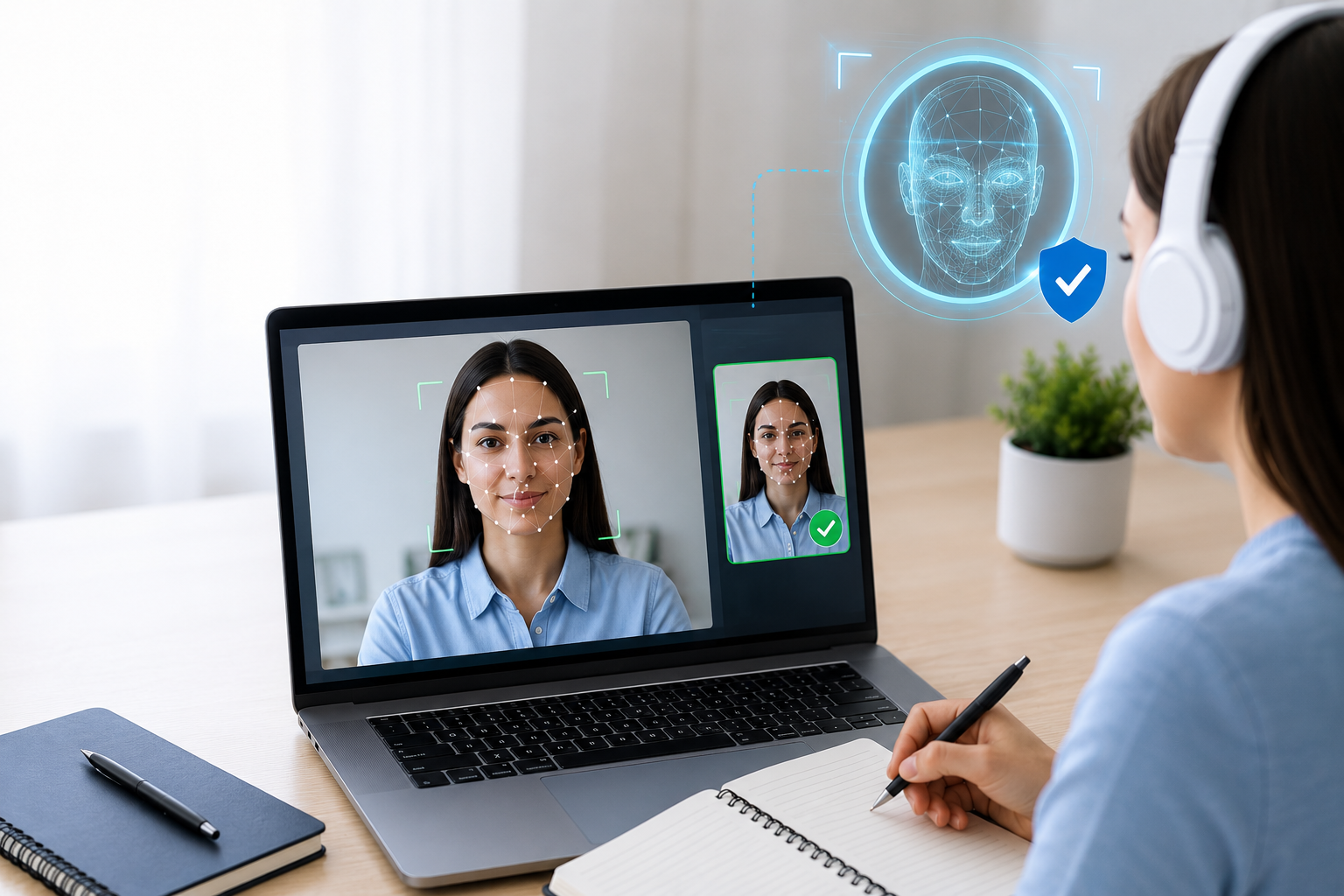 Aulas teóricas com biometria facial